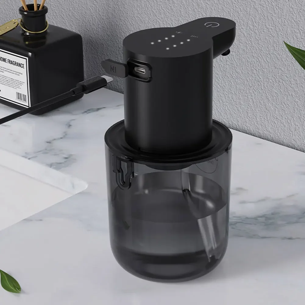 400ML Automatic Foam/Gel Soap Dispenser 4 Gears Infrared Sensor Foaming Soap