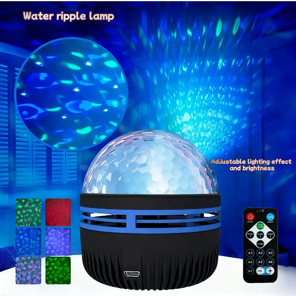Mini Party LED Nightlight Projector Automatic Rotating Color