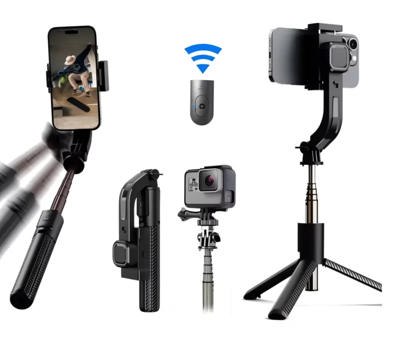 C06H 1-Axis Gimbal Stabilizer Selfie Stick Tripod