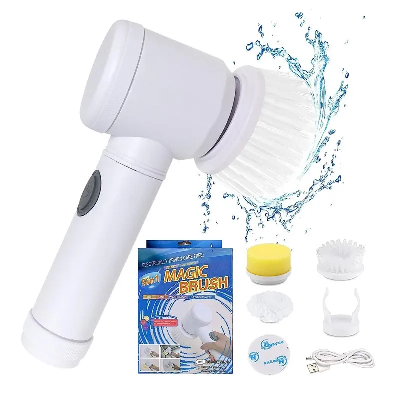 5-in-1 Electric Magic Brush Cleaner