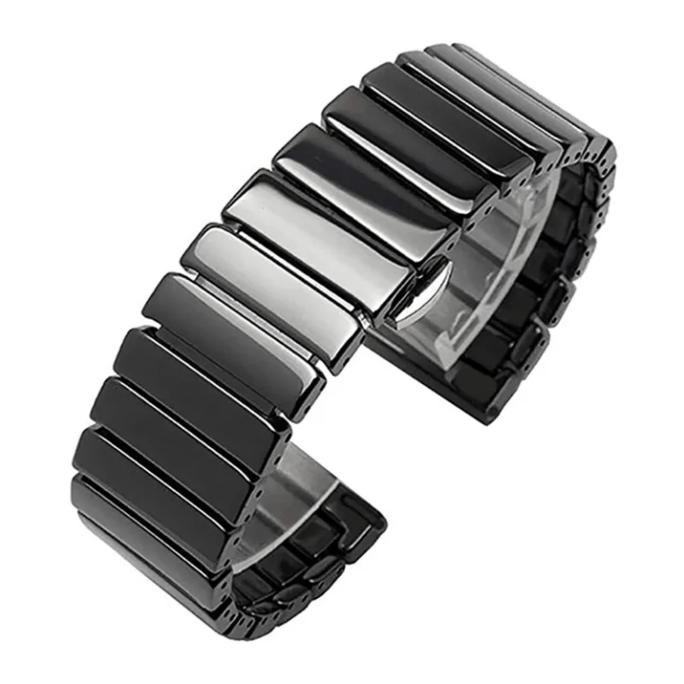 20mm Ceramic strap for smartwatch – Black