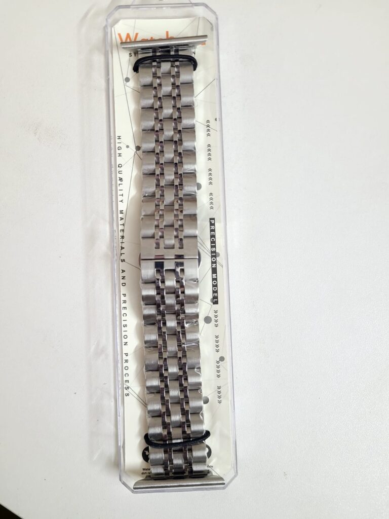 42/44/49mm SS Beny Metal Strap For Smartwatch – Silver Color